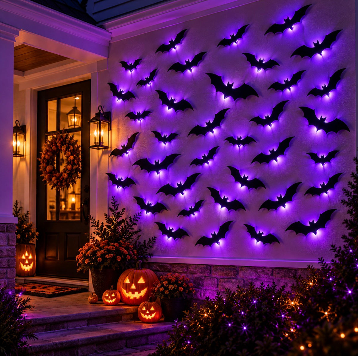 Duskwing Glow Bats - LED 3D Bat Wall Decor